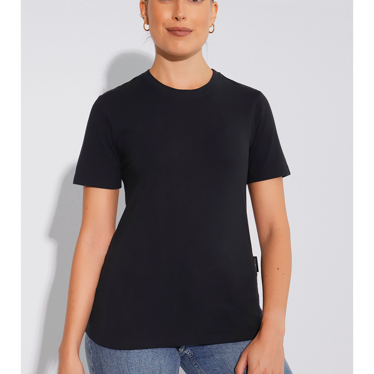 Women's Plain Short Sleeve Cotton T-Shirt