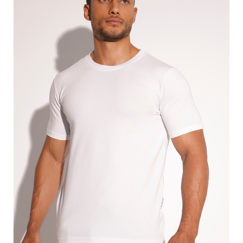 Men's Plain Short Sleeve Cotton T-Shirt