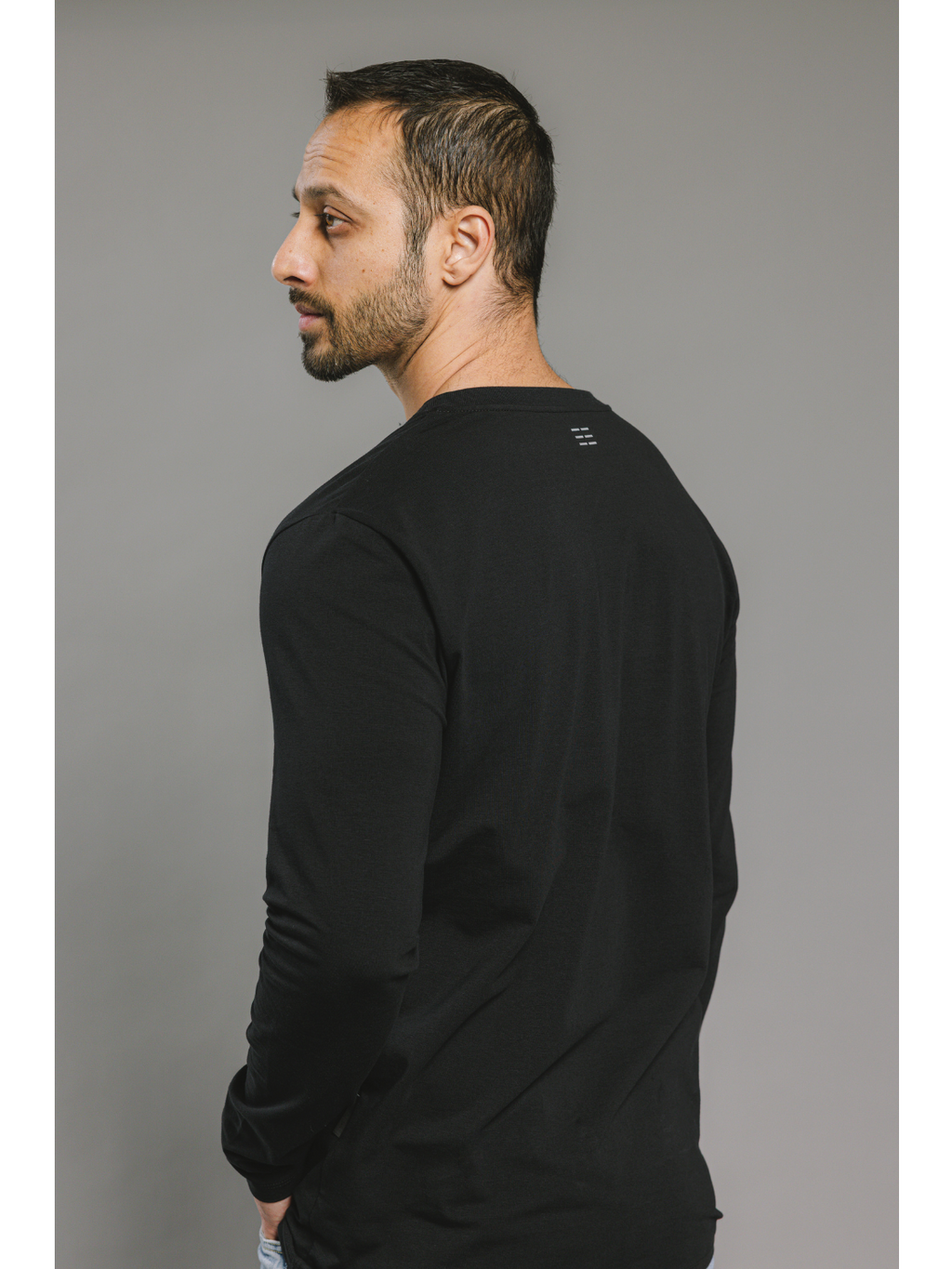 Extra Length Long Sleeve Cotton T-Shirt