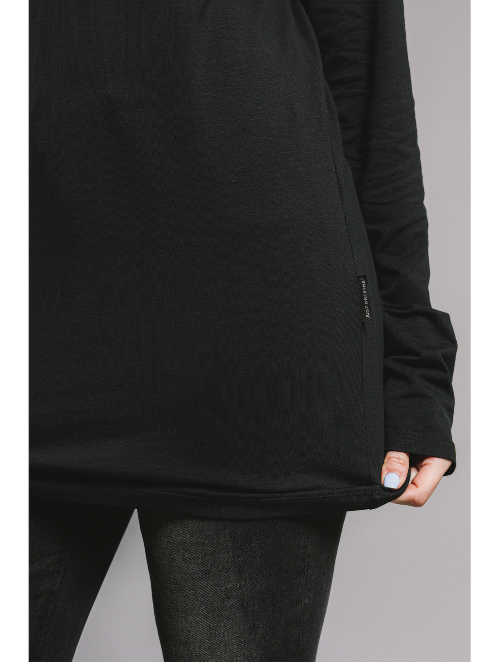 Extra Length Long Sleeve Cotton T-Shirt