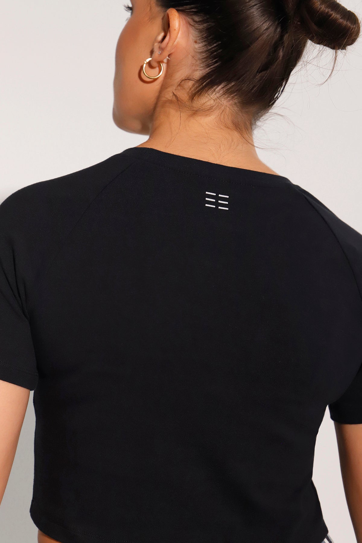 Short Sleeve Cotton Crop Top