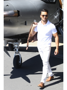 Breeth Cotton Travel Clothing Mens White Polo Shirt