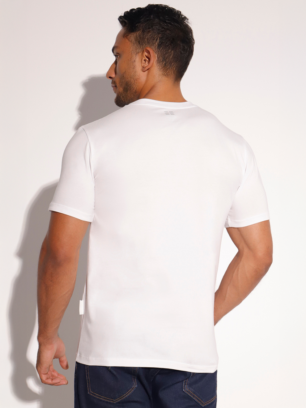 Men's Plain Short Sleeve Cotton T-Shirt