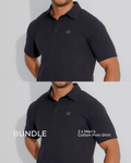 Men's Cotton Polo 2-Pack Bundle