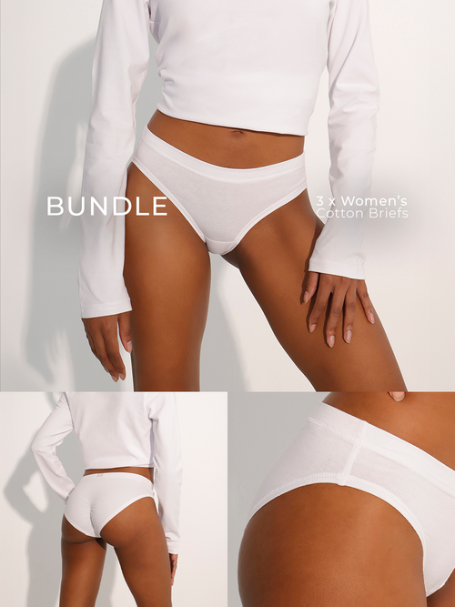 Cotton Brief 3-Pack Bundle