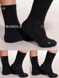 3/4 Crew Coolmax Socks 3-Pack Bundle