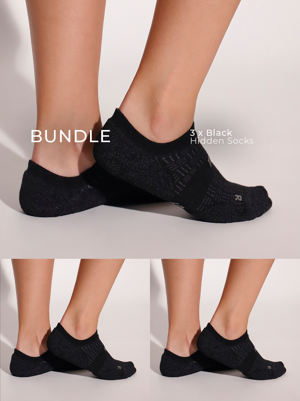 Hidden Coolmax Socks 3-Pack Bundle