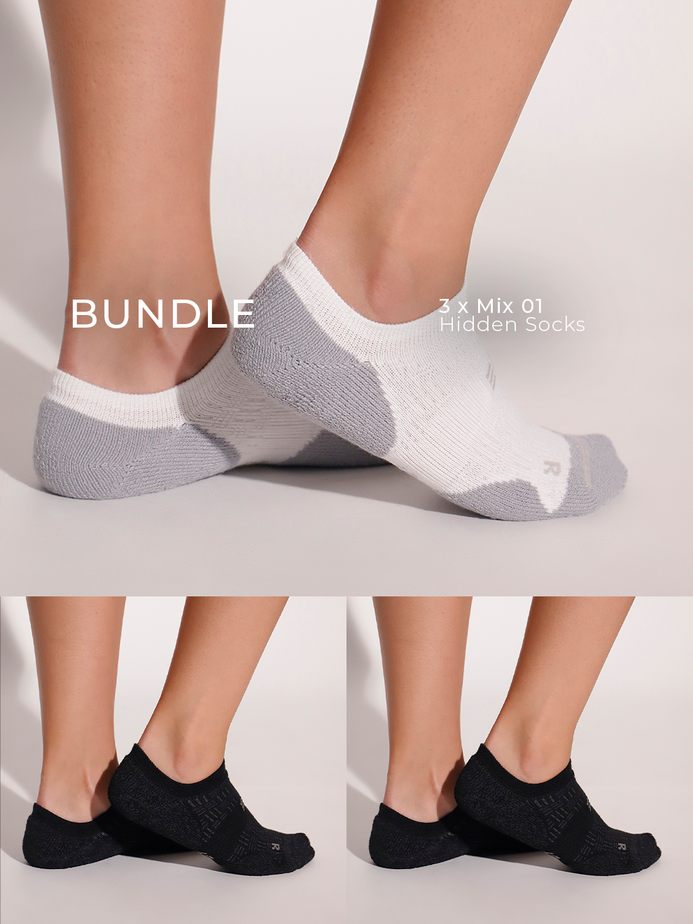 Hidden Coolmax Socks 3-Pack Bundle