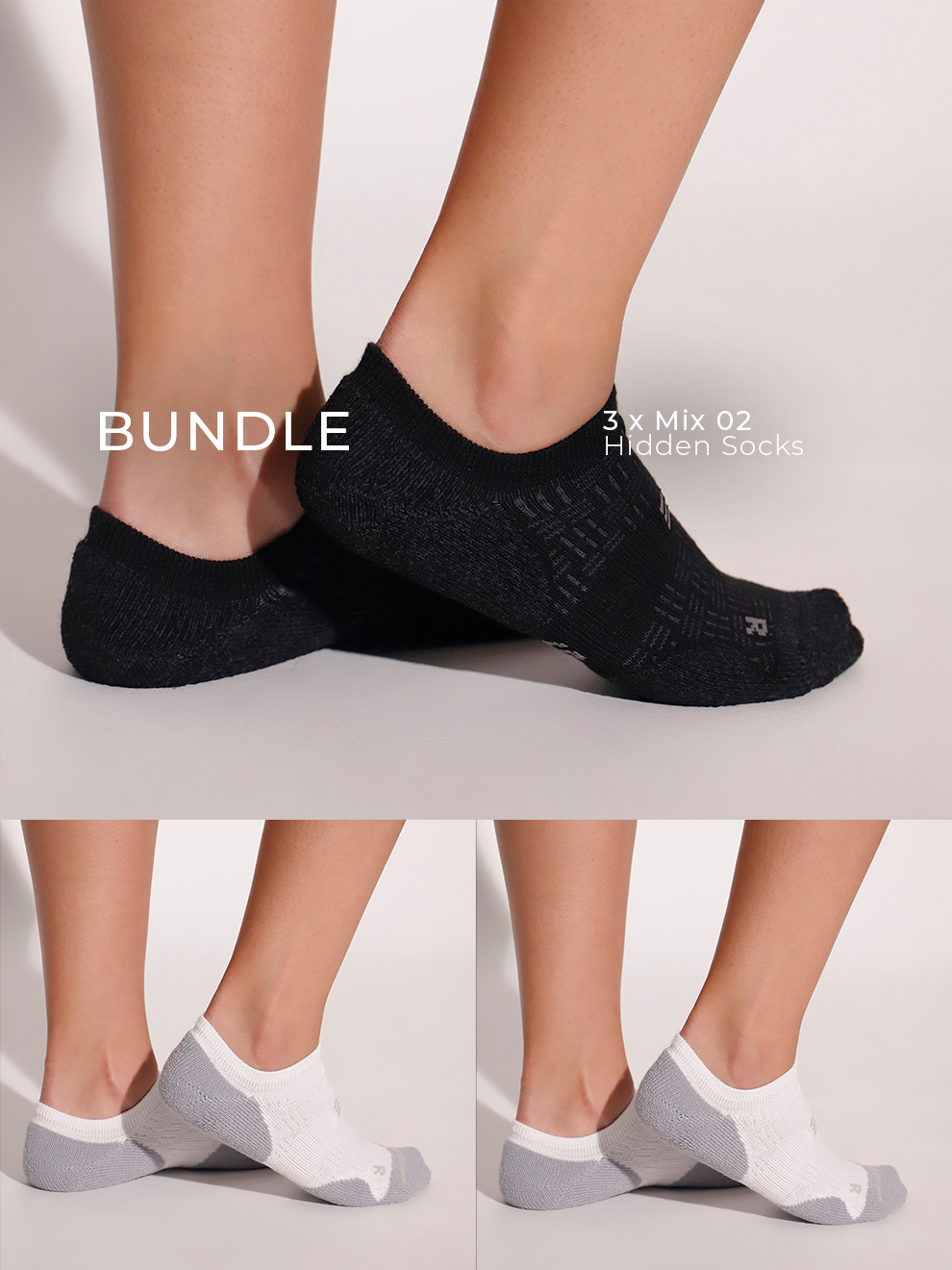 Hidden Coolmax Socks 3-Pack Bundle