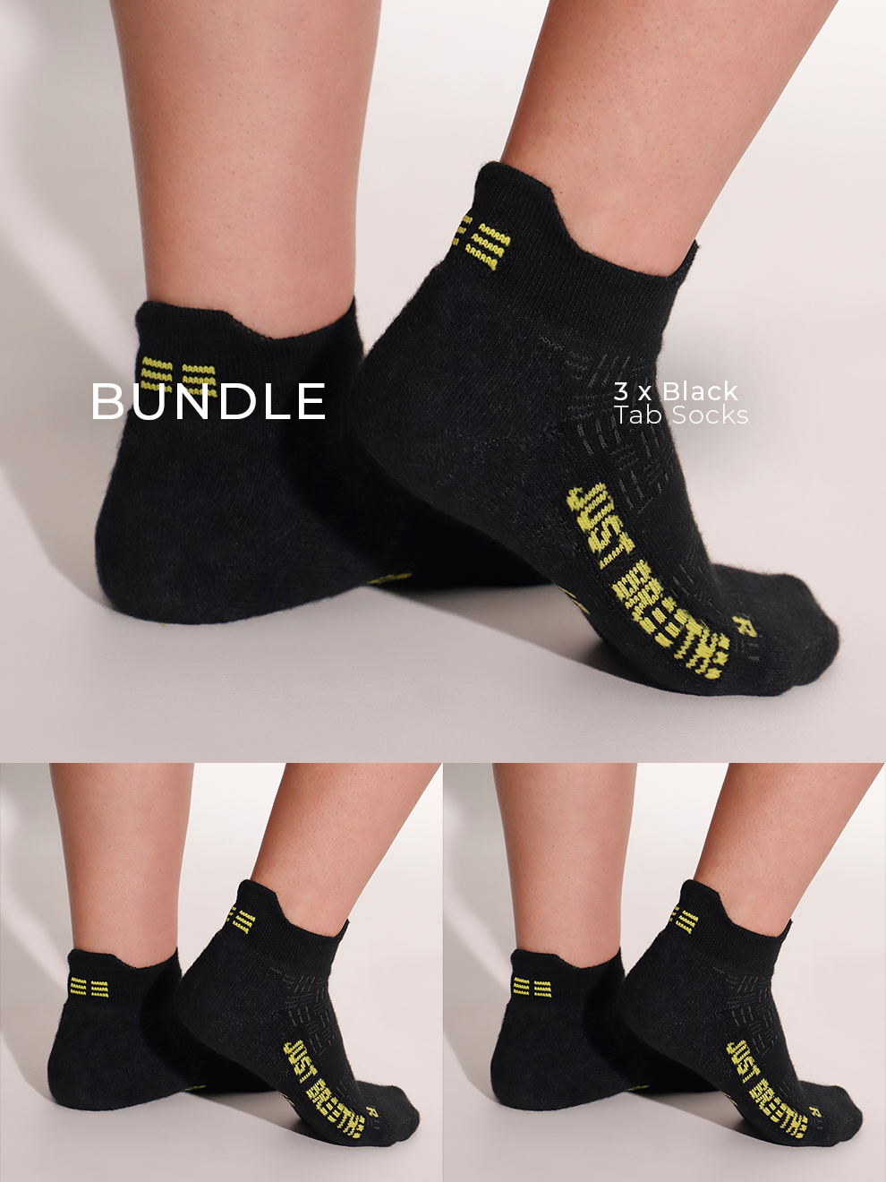 Tab Coolmax Socks 3-Pack Bundle