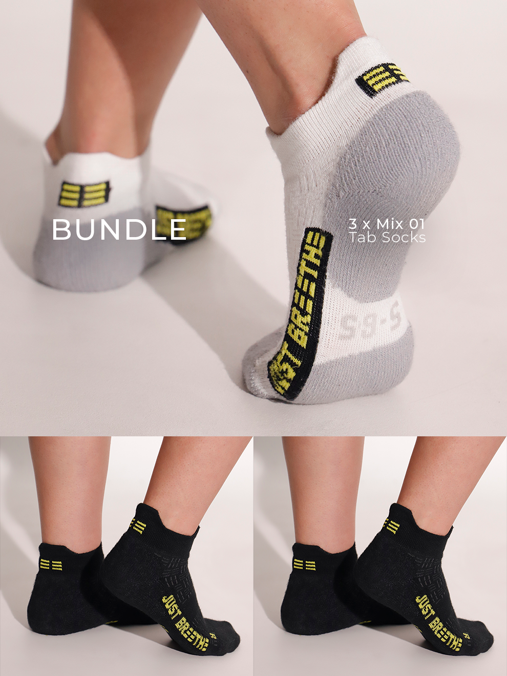 Tab Coolmax Socks 3-Pack Bundle