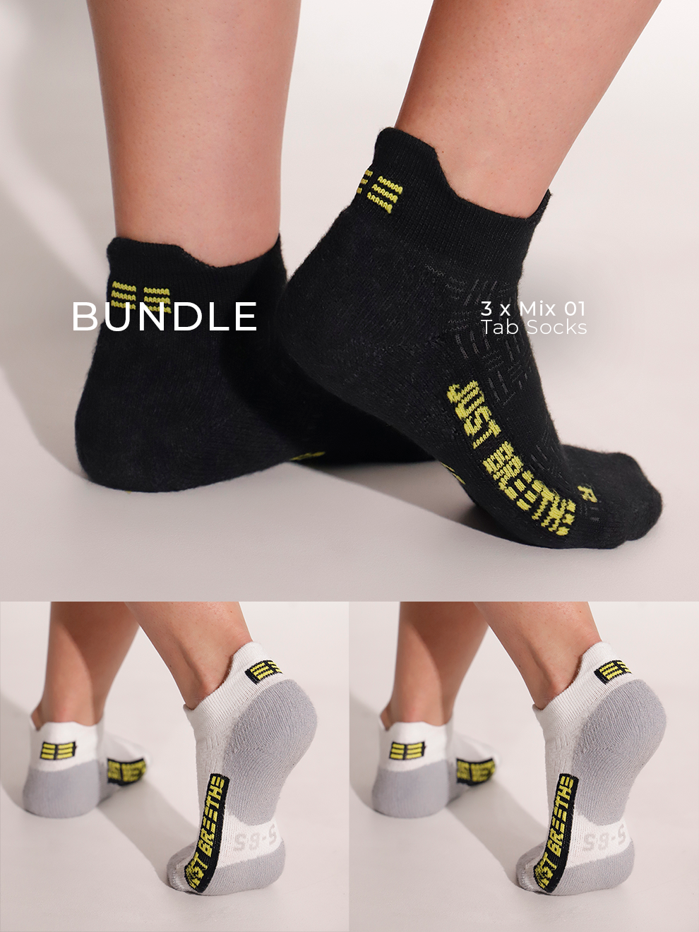 Tab Coolmax Socks 3-Pack Bundle